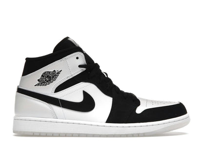 Jordan 1 Mid Diamond Shorts DH6933-100 White Black - savito