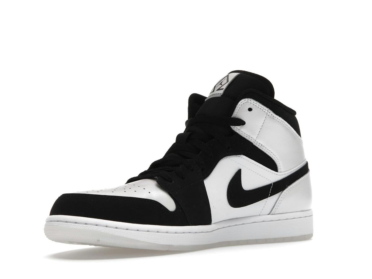 Jordan 1 Mid Diamond Shorts DH6933-100 White Black - savito