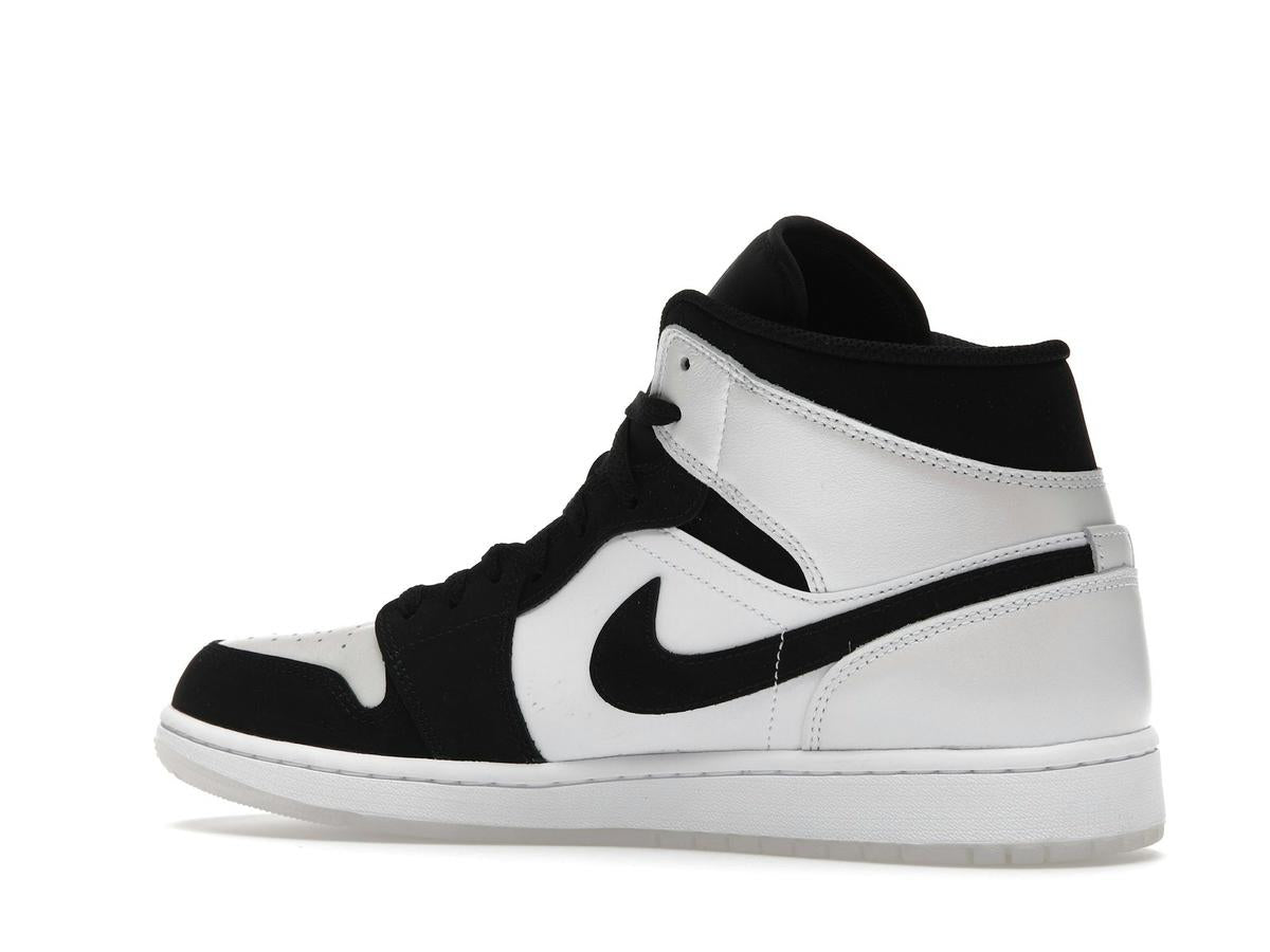 Jordan 1 Mid Diamond Shorts DH6933-100 White Black - savito