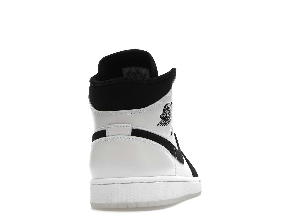 Jordan 1 Mid Diamond Shorts DH6933-100 White Black - savito