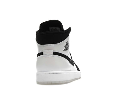 Jordan 1 Mid Diamond Shorts DH6933-100 White Black - savito