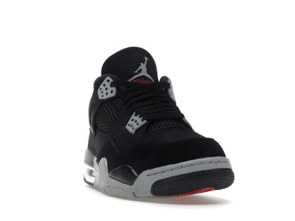 Air Jordan 4 Retro SE Black Canvas DH7138-006 Black Light Steel Grey Fire Red - savito