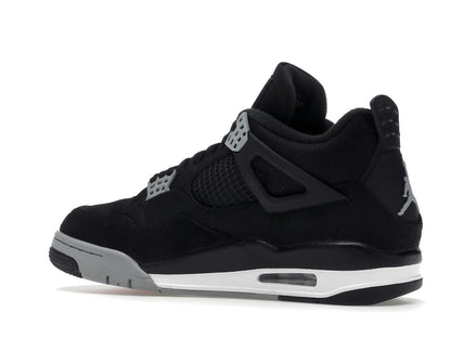 Air Jordan 4 Retro SE Black Canvas DH7138-006 Black Light Steel Grey Fire Red - savito