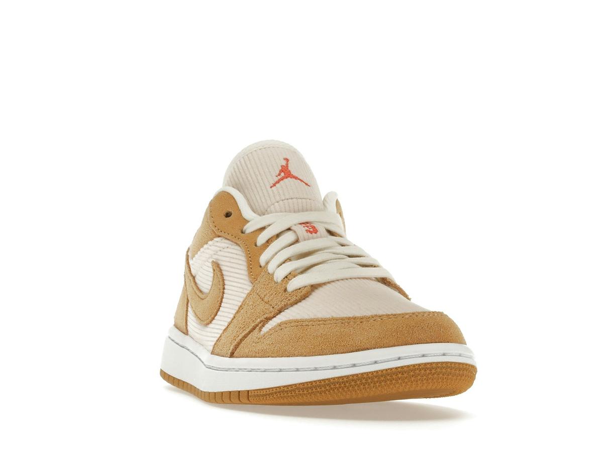 Jordan 1 Low SE Twine Orange Quartz Corduroy Women's DH7820-700 - savito