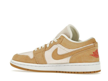 Jordan 1 Low SE Twine Orange Quartz Corduroy Women's DH7820-700 - savito