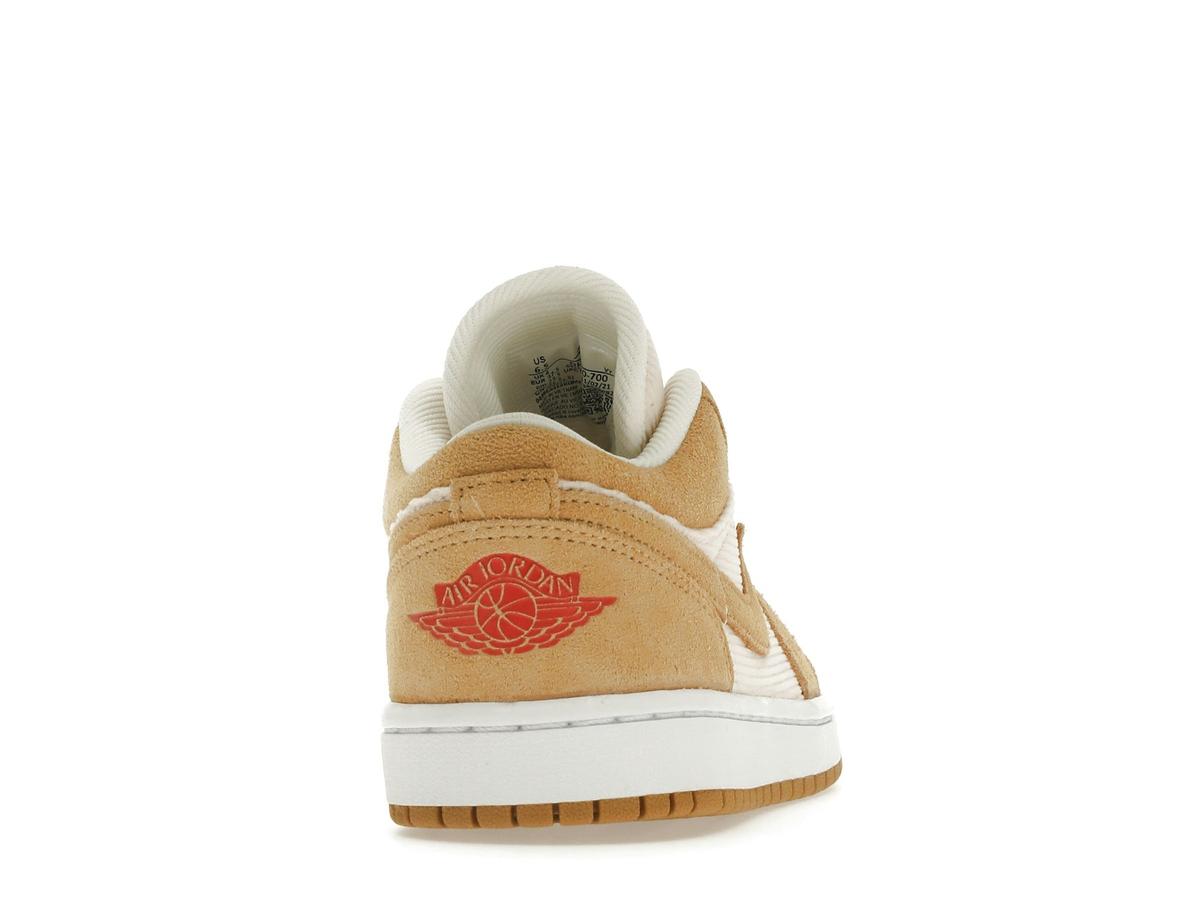 Jordan 1 Low SE Twine Orange Quartz Corduroy Women's DH7820-700 - savito