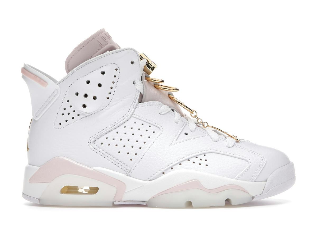 Jordan 6 Retro Gold Hoops Women's White DH9696-100 - savito