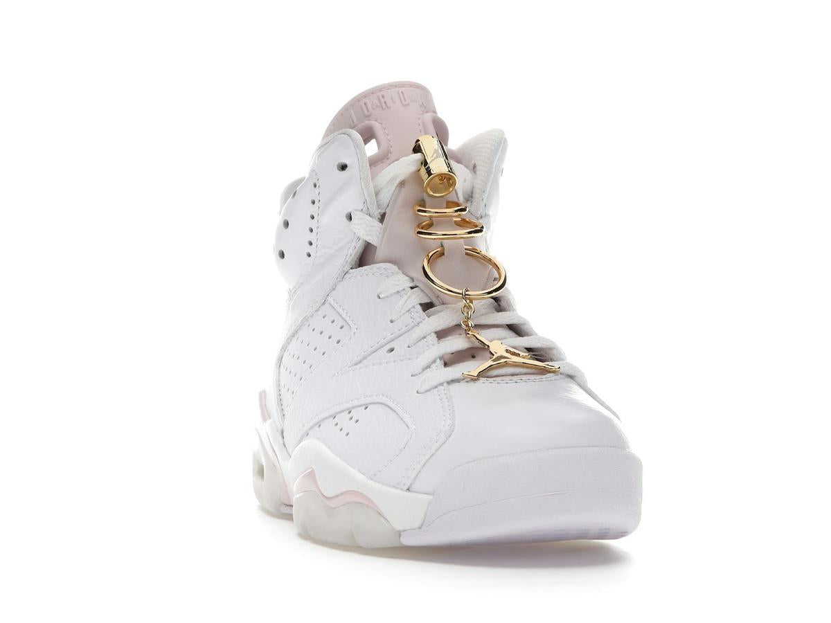 Jordan 6 Retro Gold Hoops Women's White DH9696-100 - savito