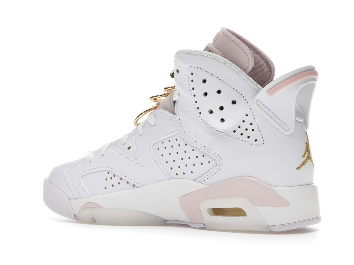 Jordan 6 Retro Gold Hoops Women's White DH9696-100 - savito