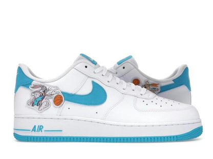 Nike Air Force 1 Low Hare Space Jam White Light Blue Fury DJ7998-100 - savito