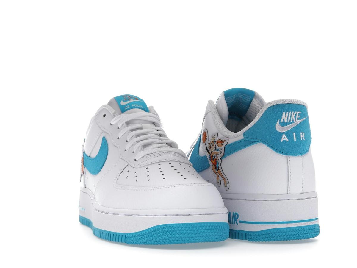 Nike Air Force 1 Low Hare Space Jam White Light Blue Fury DJ7998-100 - savito