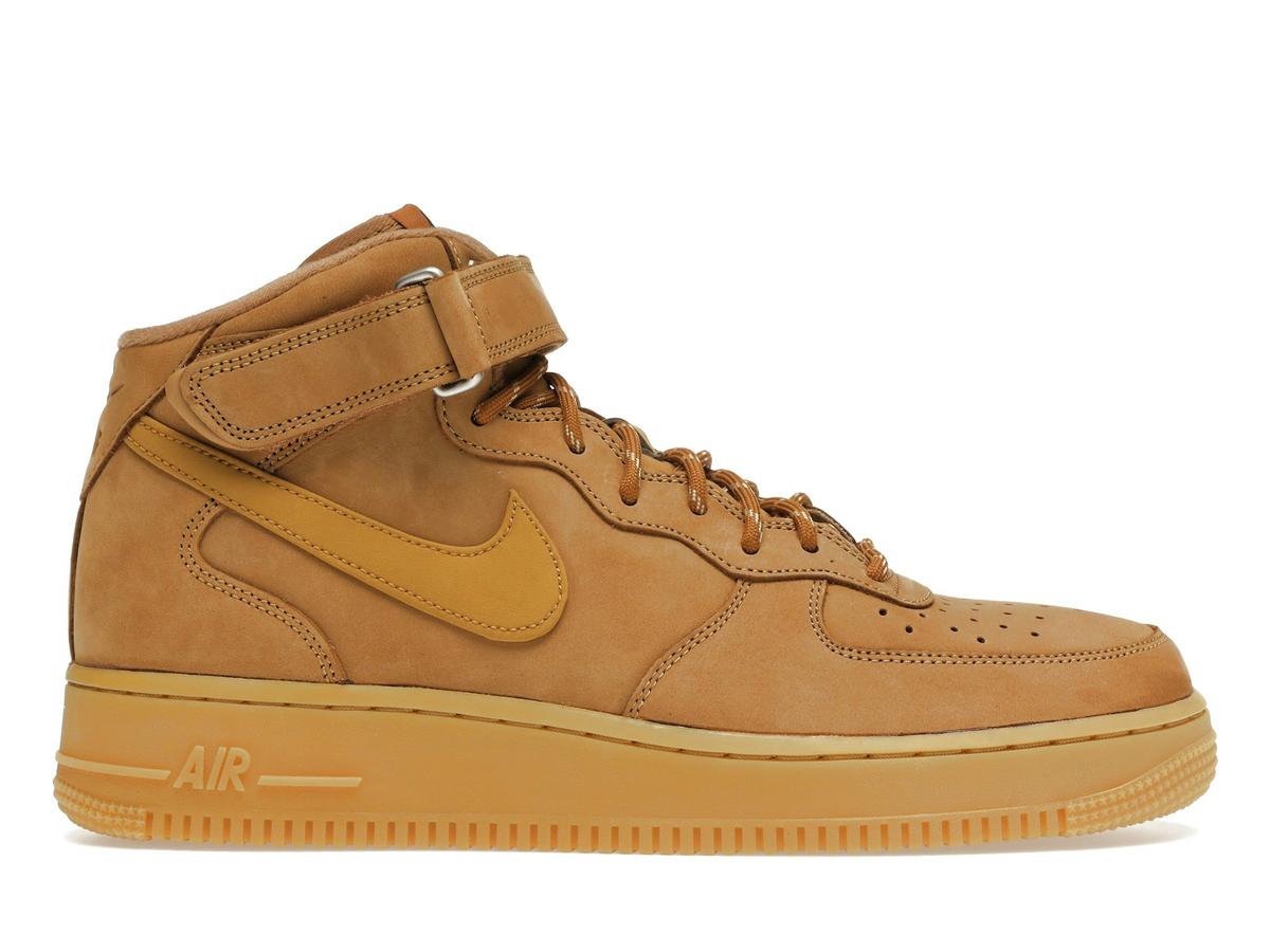 Nike Air Force 1 Mid '07 Flax Sneakers DJ9158-200 - savito