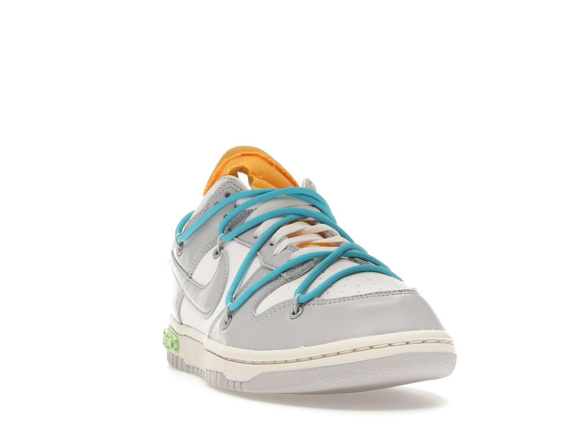 Nike Dunk Low Off-White Lot 2 DM1602-115 Sail Neutral Grey Blue Fury - savito