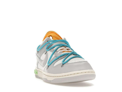 Nike Dunk Low Off-White Lot 2 DM1602-115 Sail Neutral Grey Blue Fury - savito