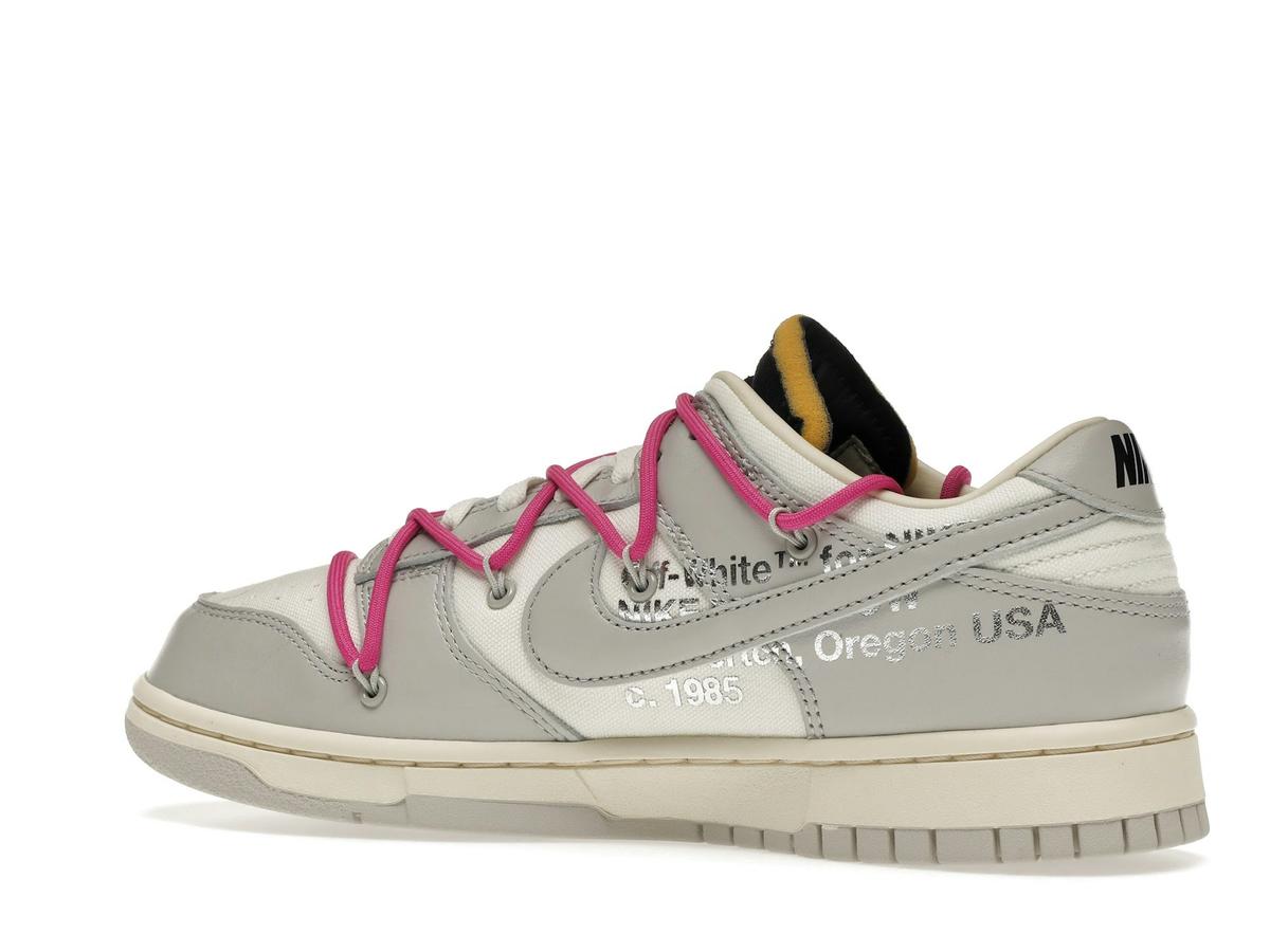 Nike Dunk Low Off-White Lot 30 DM1602-122 Sail Neutral Grey - savito