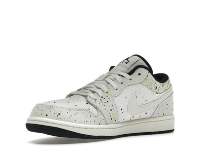Jordan 1 Low Brushstroke DM3528-100 Natural Black Multi - savito