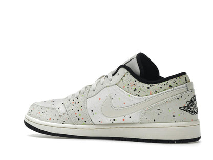 Jordan 1 Low Brushstroke DM3528-100 Natural Black Multi - savito