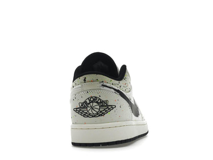 Jordan 1 Low Brushstroke DM3528-100 Natural Black Multi - savito