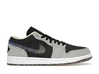 Air Jordan 1 Low SE Crater Black Grey DM4657-001 - savito