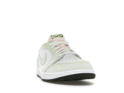Air Jordan 1 Retro Low White Ghost Green Black DM7837-103 - savito