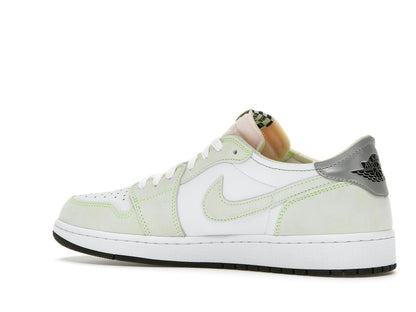 Air Jordan 1 Retro Low White Ghost Green Black DM7837-103 - savito