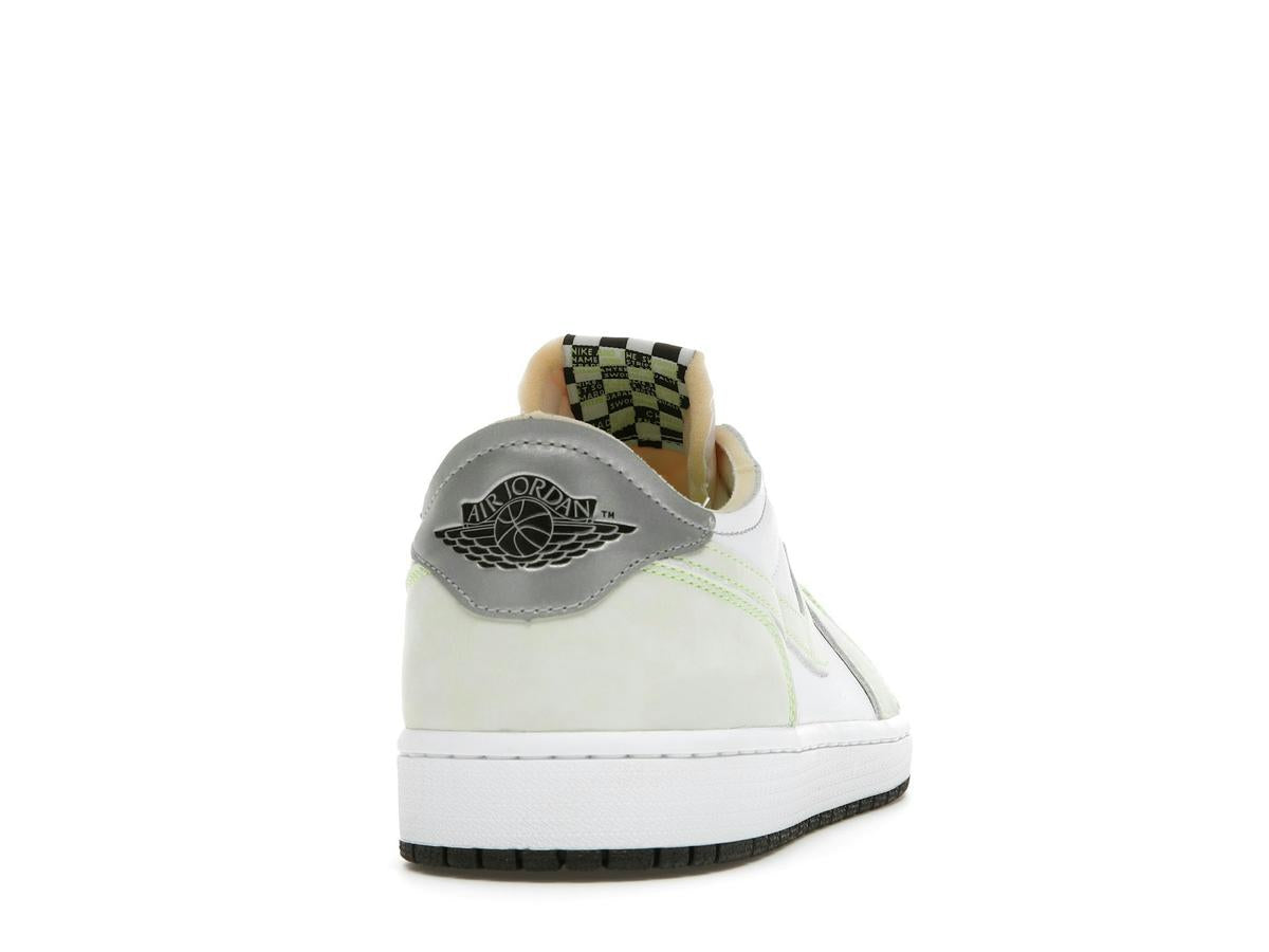 Air Jordan 1 Retro Low White Ghost Green Black DM7837-103 - savito