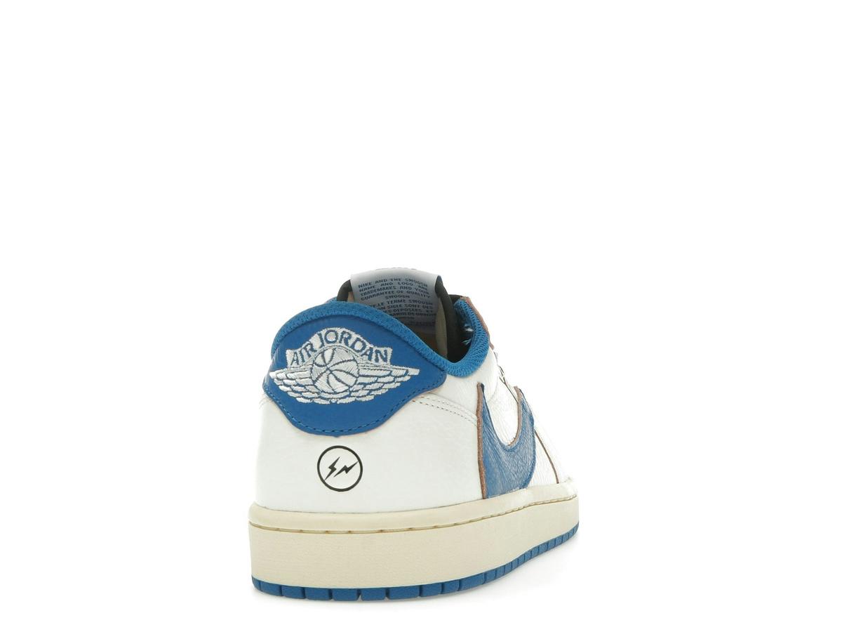 Jordan 1 Retro Low OG Fragment x Travis Scott Sail Military Blue DM7866-104 - savito