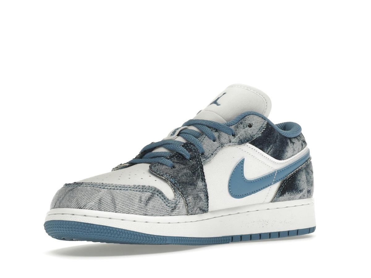 Jordan 1 Low Washed Denim GS DM8947-100 - savito