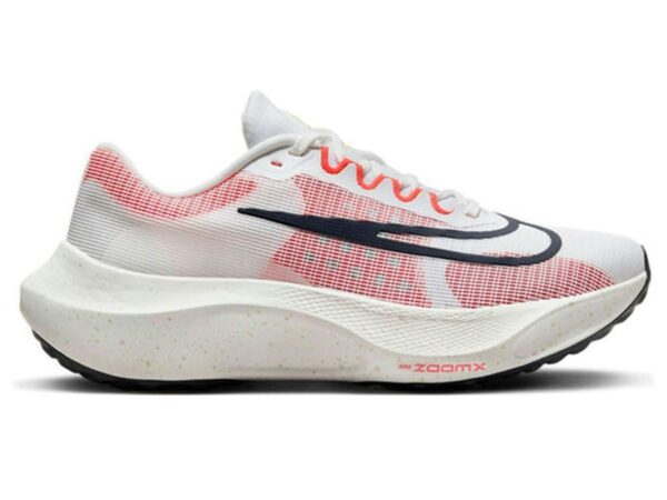 Nike Zoom Fly 5 Performance Running Shoes White Bright Crimson DM8968-100 - savito