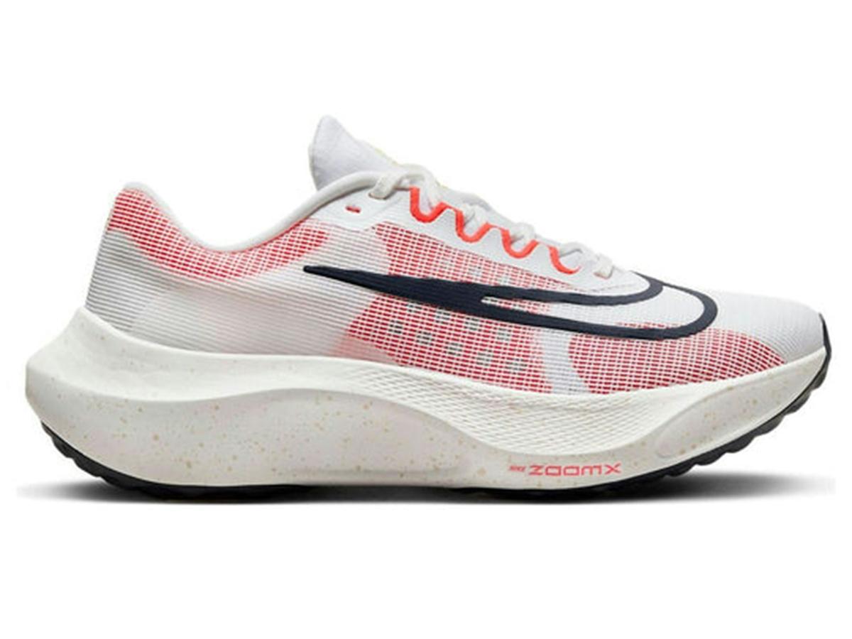 Nike Zoom Fly 5 Performance Running Shoes White Bright Crimson DM8968-100 - savito