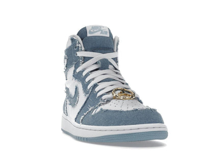 Jordan 1 Retro High OG Denim (Women's) White Worn Blue Metallic Gold DM9036-104 - savito