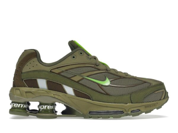 Nike Shox Ride 2 SP Supreme Neutral Olive Electric Green DN1615-200 - savito