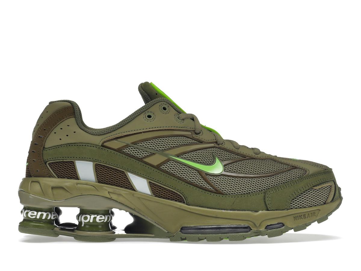 Nike Shox Ride 2 SP Supreme Neutral Olive Electric Green DN1615-200 - savito
