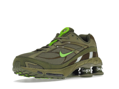 Nike Shox Ride 2 SP Supreme Neutral Olive Electric Green DN1615-200 - savito