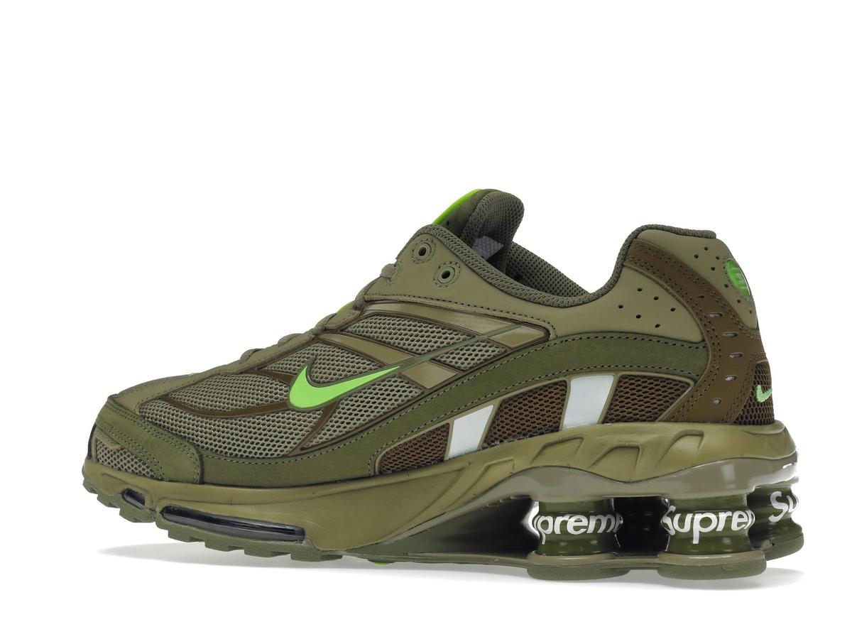 Nike Shox Ride 2 SP Supreme Neutral Olive Electric Green DN1615-200 - savito