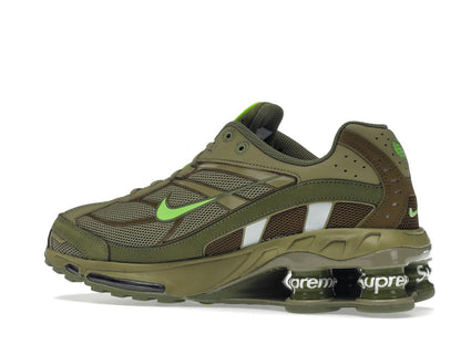 Nike Shox Ride 2 SP Supreme Neutral Olive Electric Green DN1615-200 - savito