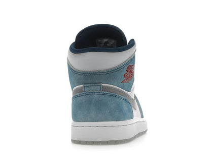 Jordan 1 Mid French Blue Fire Red DN3706-401 - savito