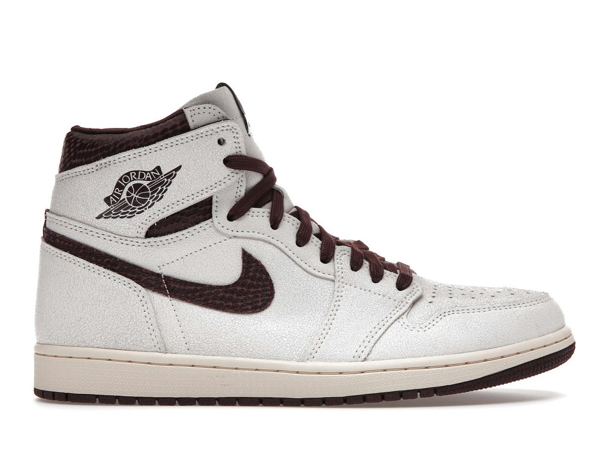 Jordan 1 Retro High OG A Ma Maniére Sail/Burgundy Crush DO7097-100 - savito