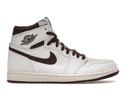 Jordan 1 Retro High OG A Ma Maniére Sail/Burgundy Crush DO7097-100 - savito
