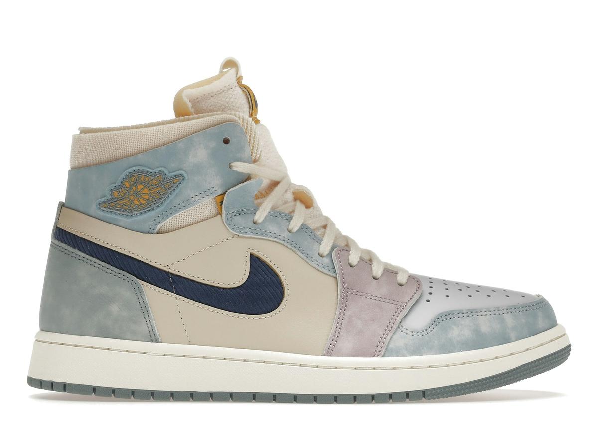 Jordan 1 High Zoom Air CMFT Celestine Blue Sail Navy Sneakers DQ5091-041 - savito