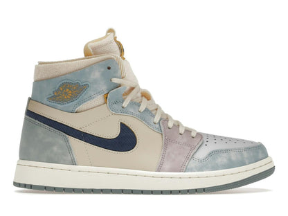 Jordan 1 High Zoom Air CMFT Celestine Blue Sail Navy Sneakers DQ5091-041 - savito
