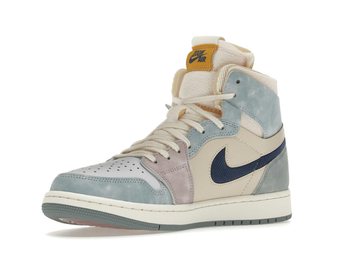 Jordan 1 High Zoom Air CMFT Celestine Blue Sail Navy Sneakers DQ5091-041 - savito