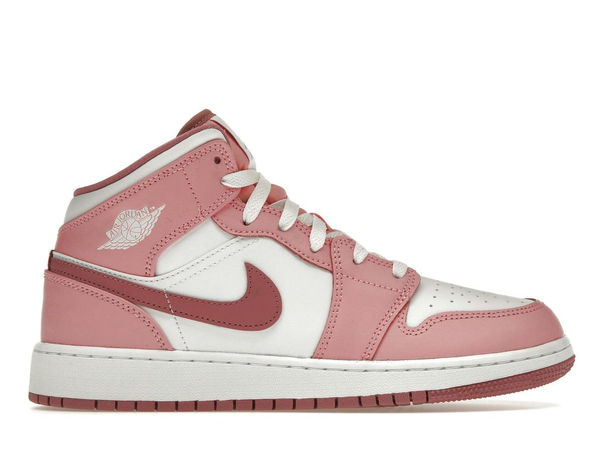 Jordan 1 Mid Valentine's Day 2023 GS Coral Chalk Desert Berry White DQ8423-616 - savito