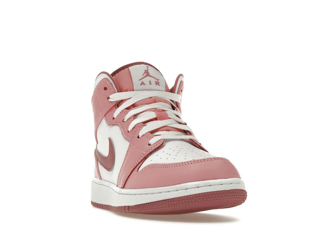 Jordan 1 Mid Valentine's Day 2023 GS Coral Chalk Desert Berry White DQ8423-616 - savito