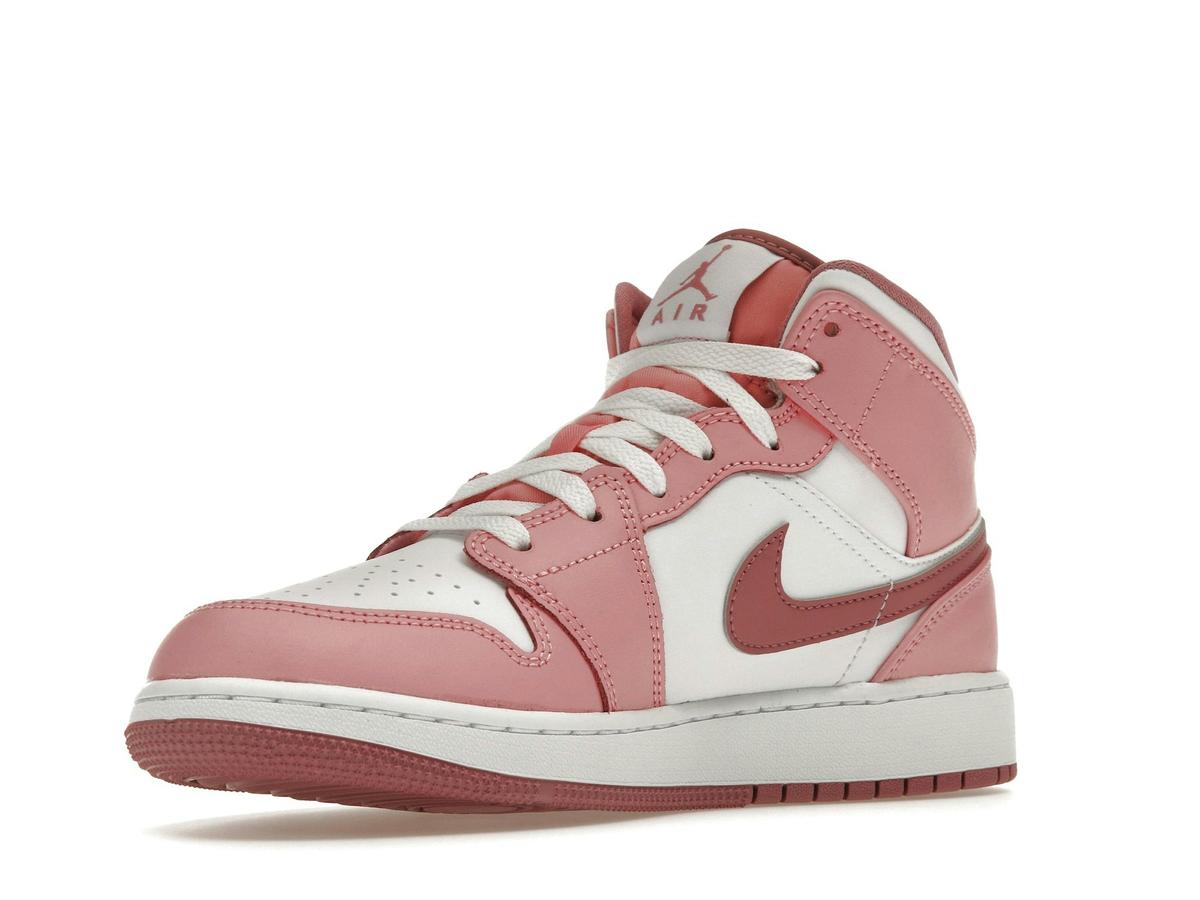 Jordan 1 Mid Valentine's Day 2023 GS Coral Chalk Desert Berry White DQ8423-616 - savito