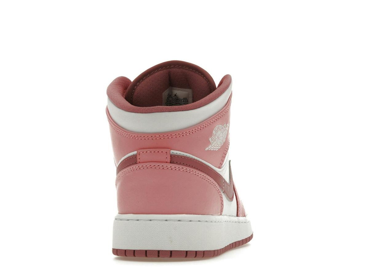 Jordan 1 Mid Valentine's Day 2023 GS Coral Chalk Desert Berry White DQ8423-616 - savito