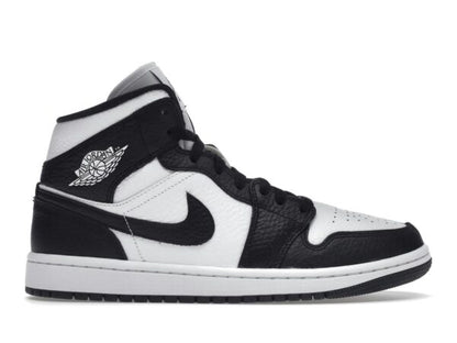 Jordan 1 Mid Split Black White Womens DR0501-101 - savito