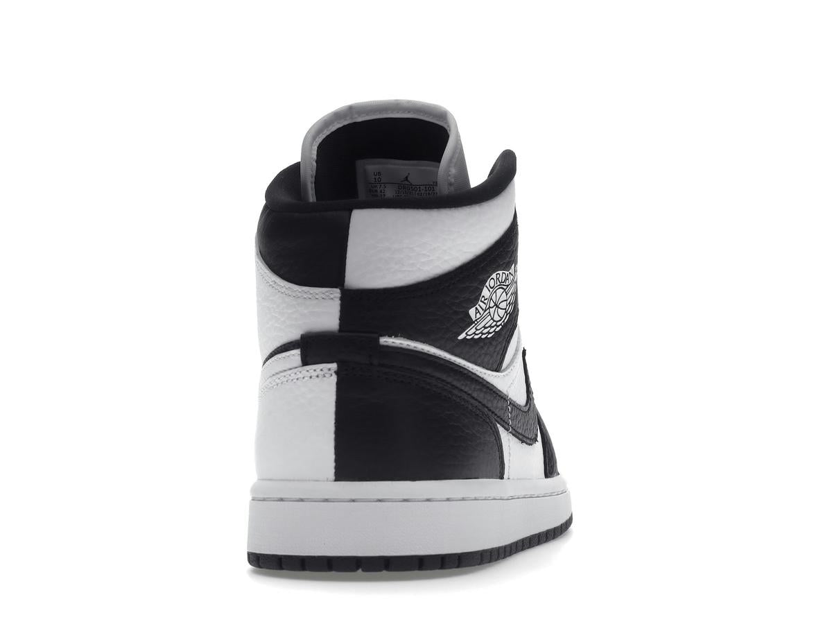 Jordan 1 Mid Split Black White Womens DR0501-101 - savito