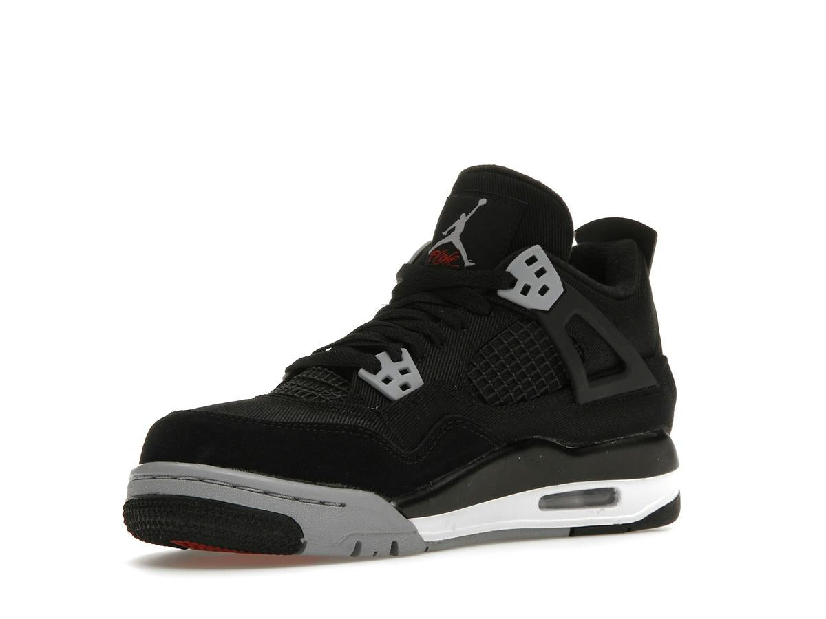 Air Jordan 4 Retro Black Canvas (GS) DV0553-006 - savito