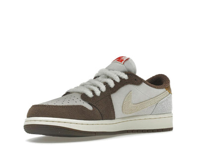 Jordan 1 Retro Low OG Year of the Rabbit SAIL/UNIVERSITY RED-BROWN DV1312-200 - savito